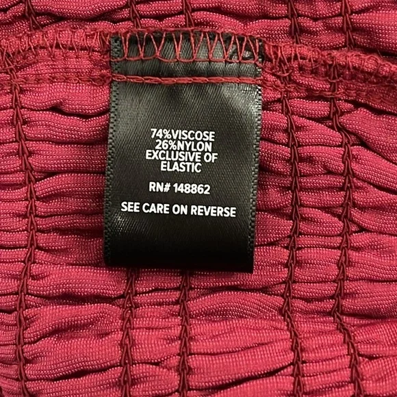 Torrid Red Velvet Smocked Top - Picture 14 of 14